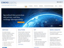 Tablet Screenshot of edmondsci.com
